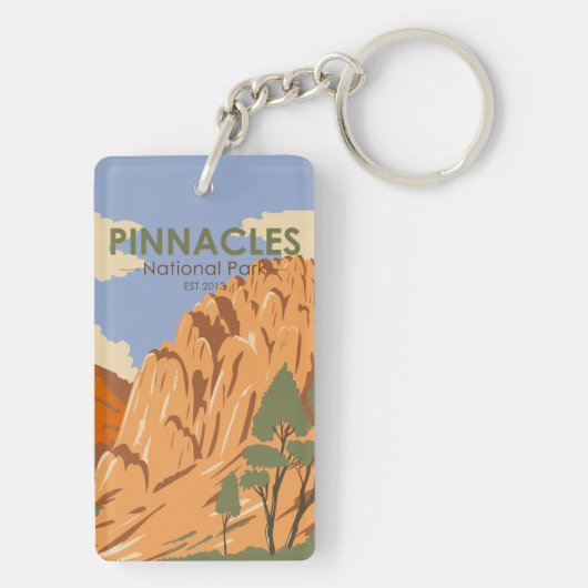 Pinnacles National Park California Sleutelhanger (achterkant)