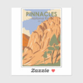 Pinnacles National Park California  Sticker (Vel)