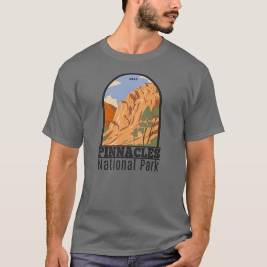 Pinnacles National Park California  T-shirt (Voorkant)
