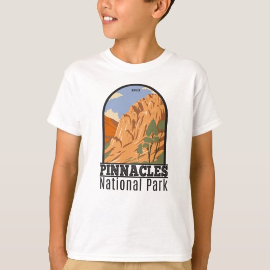 Pinnacles National Park California T-Shirt (Voorkant)