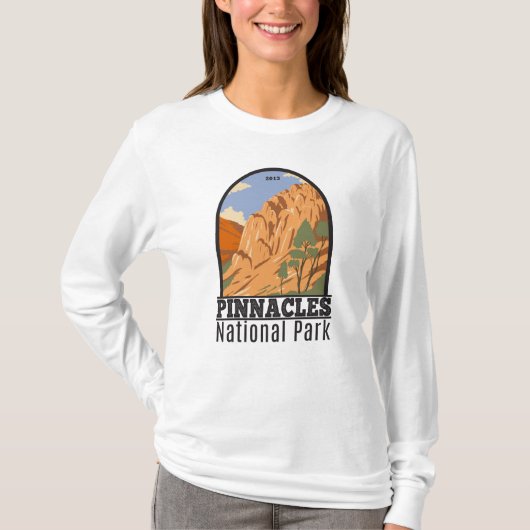 Pinnacles National Park California  T-Shirt (Voorkant)