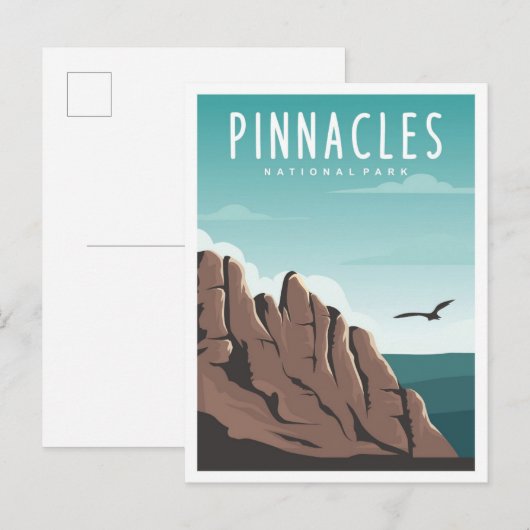 Pinnacles National Park California Travel Briefkaart (Voorkant / Achterkant)