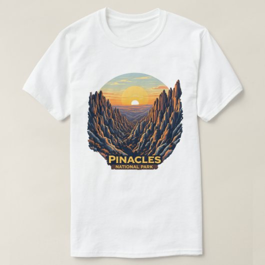 Pinnacles National Park, Californië T-shirt (Design voorkant)