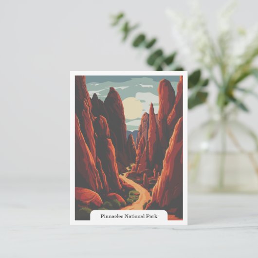 Pinnacles National Park, Californië, Verenigde Sta Briefkaart (Staand voorkant)