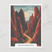 Pinnacles National Park, Californië, Verenigde Sta Briefkaart (Voorkant)