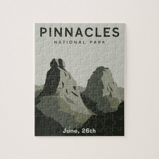 Pinnacles National Park Custom Travel Art Legpuzzel (Verticaal)