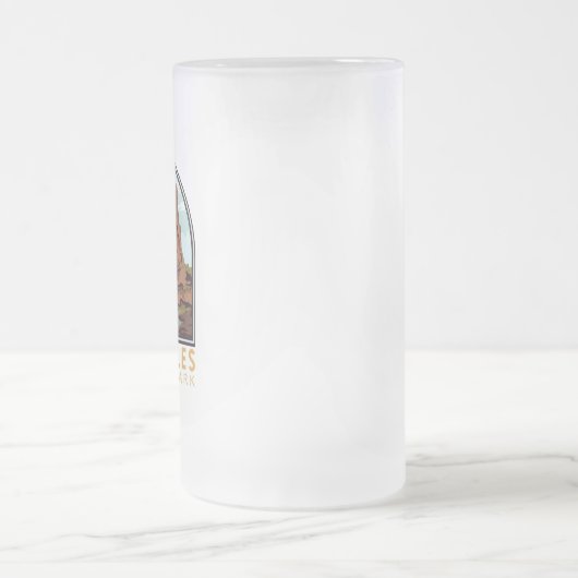 Pinnacles National Park  Emblem Matglas Bierpul (Center)