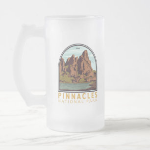 Pinnacles National Park  Emblem Matglas Bierpul