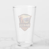 Pinnacles National Park Illustratie Reiskunst Glas (Achterkant)