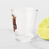 Pinnacles National Park Illustratie Reiskunst Shot Glas (Rechts)