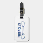 Pinnacles National Park Klimmen Quickdraw Bagagelabel (Voorkant verticaal)