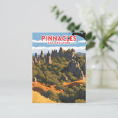 Pinnacles National Park Poster Briefkaart (Staand voorkant)