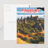 Pinnacles National Park Poster Briefkaart (Voorkant / Achterkant)