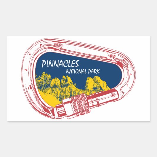 Pinnacles National Park Rechthoekige Sticker (Voorkant)