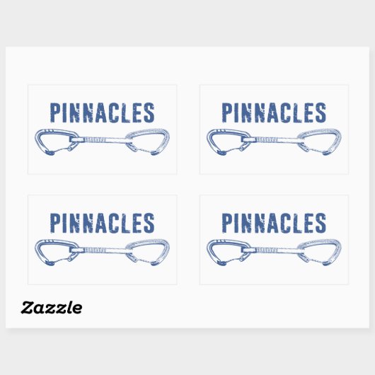 Pinnacles National Park Rechthoekige Sticker (Vel)