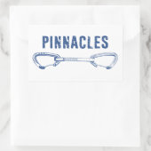 Pinnacles National Park Rechthoekige Sticker (Tas)