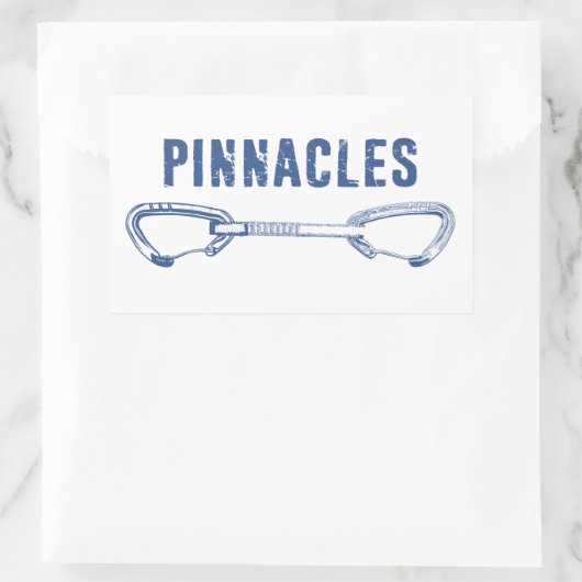 Pinnacles National Park Rechthoekige Sticker (Tas)