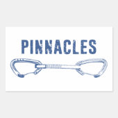 Pinnacles National Park Rechthoekige Sticker (Voorkant)