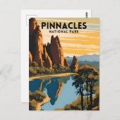 Pinnacles National Park Reizen Briefkaart (Voorkant / Achterkant)