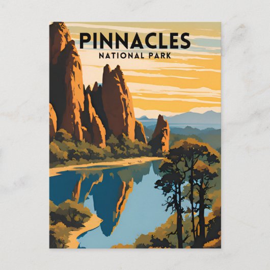 Pinnacles National Park Reizen Briefkaart (Voorkant)