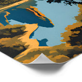 Pinnacles National Park Reizen Poster (Hoek)