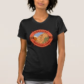 Pinnacles National Park Retro Compass Embleem T-shirt (Voorkant)