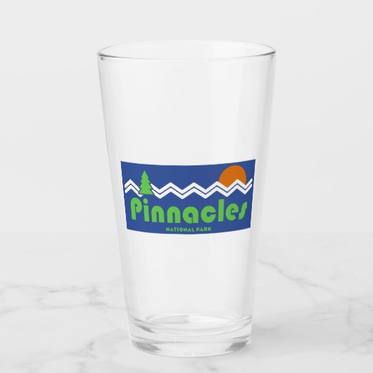 Pinnacles National Park Retro Glas (Voorkant)