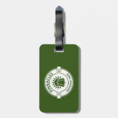 Pinnacles National Park Sun Trees Bagagelabel (Achterkant verticaal)