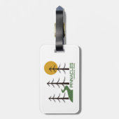 Pinnacles National Park Trail Bagagelabel (Achterkant verticaal)