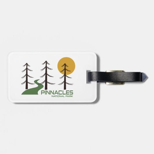 Pinnacles National Park Trail Bagagelabel (Achterkant horizontaal)