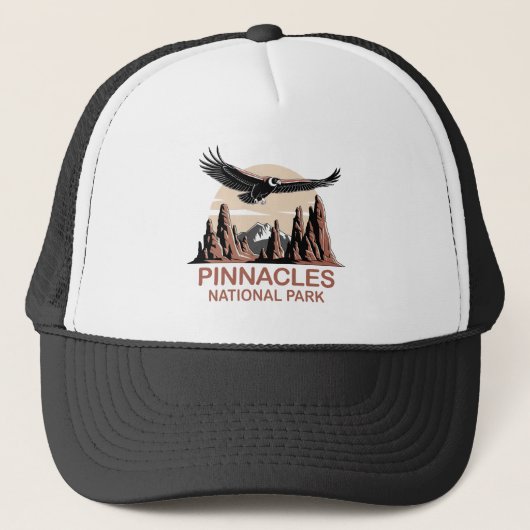 Pinnacles National Park Trucker Pet (Voorkant)