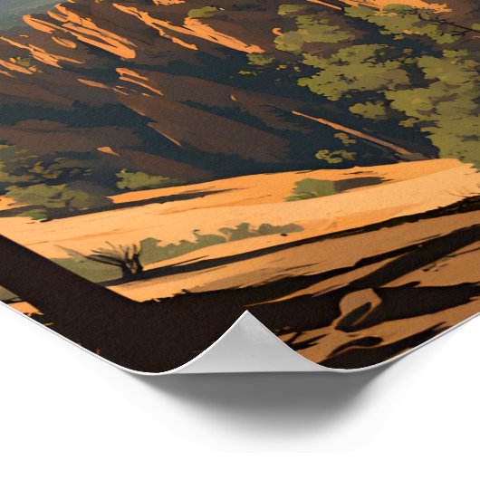 Pinnacles National Park Vintage Poster (Hoek)