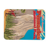 Pinnacles National Park vintage Travel Poster. Magneet (Horizontaal)