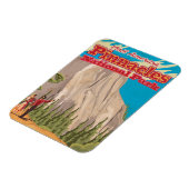 Pinnacles National Park vintage Travel Poster. Magneet (Linkerzijde)