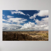 Pinnacles Overlook, Badlands National Park, SD Poster (Voorkant)