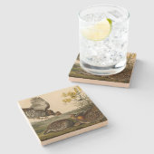 Pinnated Grouse (Grous) Audubon's Birds of America Stenen Onderzetter (Zijkant)