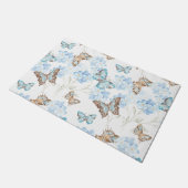 Pinned Butterfly Art Deurmat (Schuin)