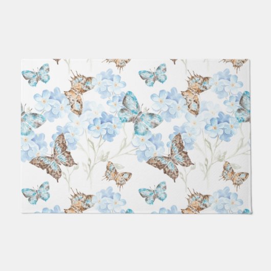 Pinned Butterfly Art Deurmat (Voorkant)