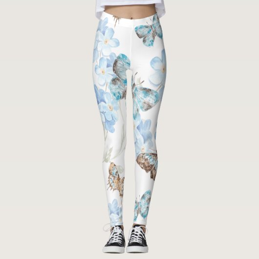 Pinned Butterfly Art Leggings (Voorkant)