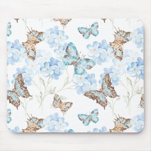 Pinned Butterfly Art Muismat (Voorkant)
