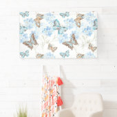 Pinned Butterfly Art Spandoek (Insitu)