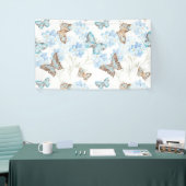 Pinned Butterfly Art Spandoek (Beurs)