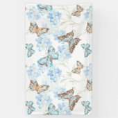 Pinned Butterfly Art Spandoek (Verticaal)