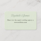 Pinned & Stitched "Getting Hitched" Enclosure Card Informatiekaartje (Voorkant)