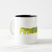 Pinners Figuur 8 Klimming Tweekleurige Koffiemok (Voorkant links)