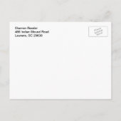 Pinning-ceremonie Uitnodiging Briefkaart (Achterkant)