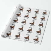 Pinnipeds Seal Funny Cadeaupapier (Uitgerold)
