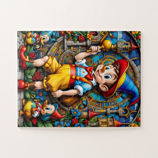 Pinnochio Legpuzzel (Horizontaal)