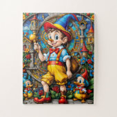 Pinnochio Legpuzzel (Verticaal)