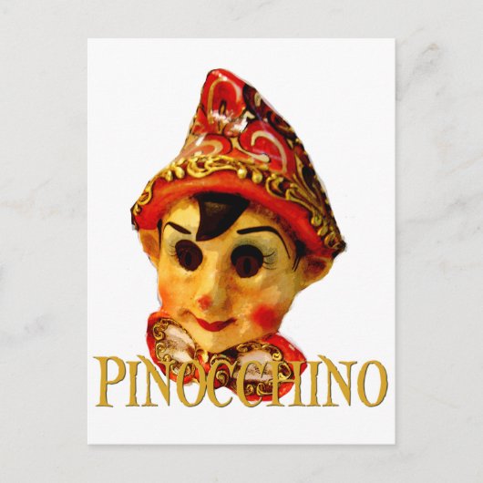 Pinocchino Briefkaart (Voorkant)